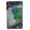 LEAN TOYS gehoornde hagedis rubberen figuur rekbaar realistisch 20 cm