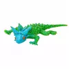 LEAN TOYS gehoornde hagedis rubberen figuur rekbaar realistisch 20 cm