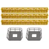 LEAN TOYS Enorme kraan met R/C-afstandsbediening hoogte 183 cm 2 werkplatforms