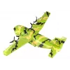 LEAN TOYS enorm militair vliegtuig 55cm met accessoires