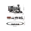 LEAN TOYS enorme trein met geluid, licht en rook 206,5 cm x 153,5 cm