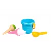 LEAN TOYS ijsje zandset blauwe emmer lepel 5736