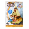 LEAN TOYS Indian Tipi tent basis voor kinderen + 60 ballen 155 cm