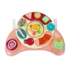 LEAN TOYS interactief baby paneel speelgoed muziek dieren roze
