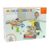LEAN TOYS interactieve babywalker 2-in-1 tafel rood