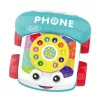 LEAN TOYS interactief kleurrijk trek-telefoon speelgoed met wielen