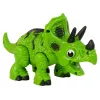 LEAN TOYS Interactieve dinosaurus Triceratops stoom water geluid groen