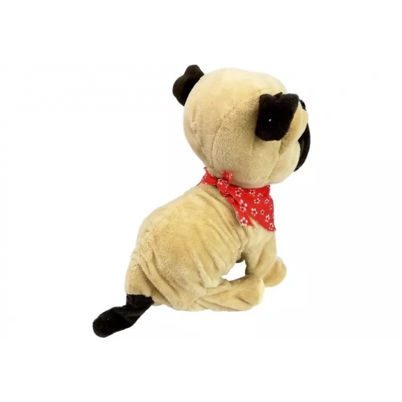 LEAN TOYS interactieve hond aan de lijn, blaft, kwispelt, sensoren