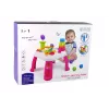 LEAN TOYS Interactieve leertafel met kogelbaan en glijbaan blauw