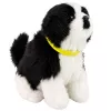 LEAN TOYS Interactieve pluchen hond met zachte vacht, Border Collie ras