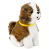LEAN TOYS Interactieve pluchen hond met zachte vacht, ras Shih Tzu