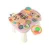 LEAN TOYS interactieve loopwagen en activiteitentafel 2in1 roze