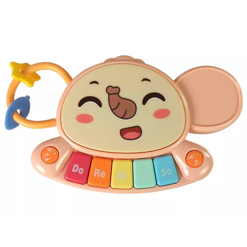 LEAN TOYS interactieve loopwagen en activiteitentafel 2in1 roze