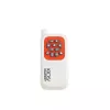 LEAN TOYS interactieve robothond met afstandsbediening, licht en geluid, wit-oranje