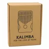 LEAN TOYS kalimba 17 toetsen houten muziekinstrument met accessoiretas