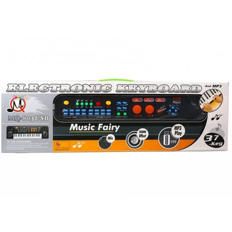 LEAN TOYS keyboard met microfoon multifunctioneel educatief speelgoed