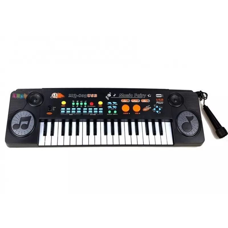 LEAN TOYS keyboard met microfoon multifunctioneel educatief speelgoed