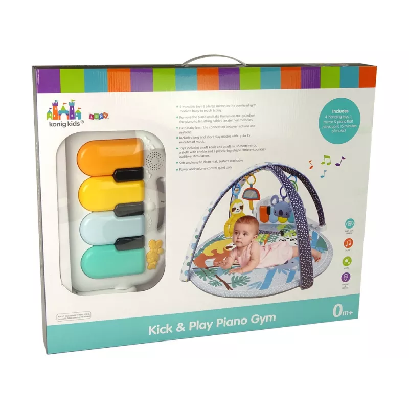 LEAN TOYS koala educatieve mat piano melodieën bretels
