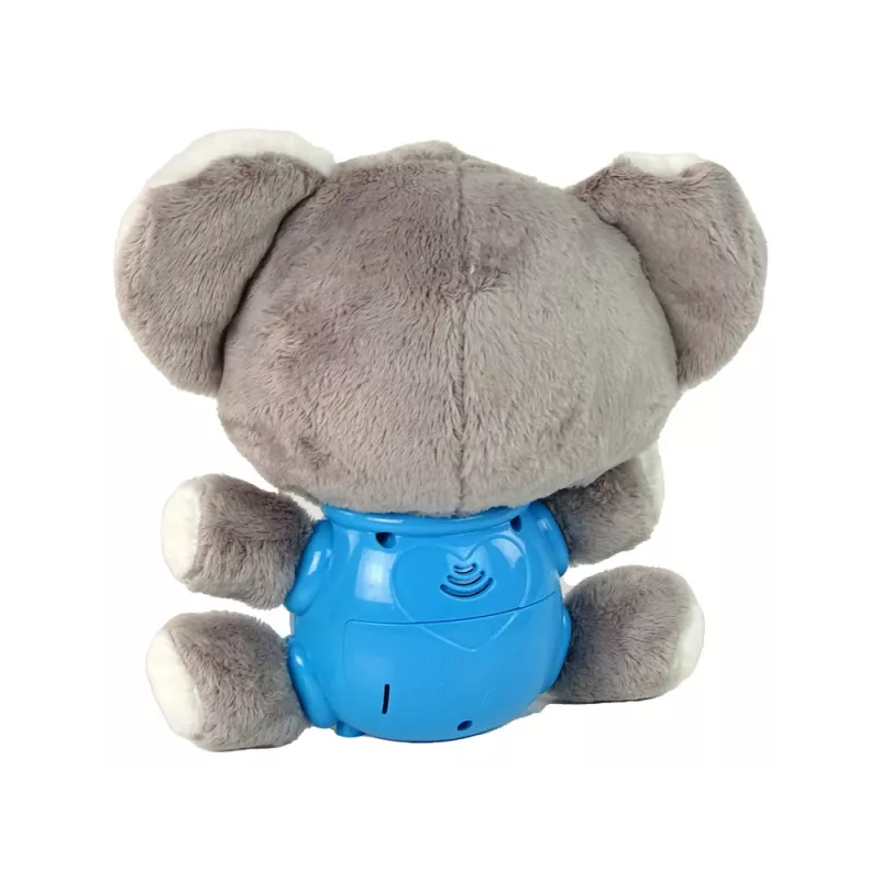 LEAN TOYS Koala projector geluid interactief speelgoed grijs
