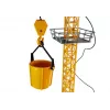 LEAN TOYS grote bouwkraan met verstelbare, op afstandsbediening bediende haak, 182 cm