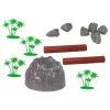 LEAN TOYS Grote figurenset wilde dieren safari + accessoires 34 elementen