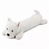 LEAN TOYS grote pluchen West Highland terrier knuffeldier mascotte wit 90 cm