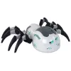 LEAN TOYS Grote op afstand bestuurbare RC spin, batterijgevoed, Wit en Grijs