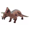 LEAN TOYS Grote Triceratops-dinosaurusfiguur met geluid 36 cm bruin