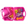 LEAN TOYS kleine dokter set koffer roze stethoscoop