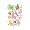 LEAN TOYS lama's dieren mozaïek diamantborduur sticker set
