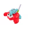LEAN TOYS Lichtgevende duwstok krab rood muziek