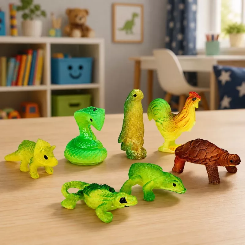 LEAN TOYS Magic Egg uitkomende dinosaurus in water ei wit 6,5 cm