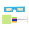 LEAN TOYS magisch verlicht 3D whiteboard bril blauw