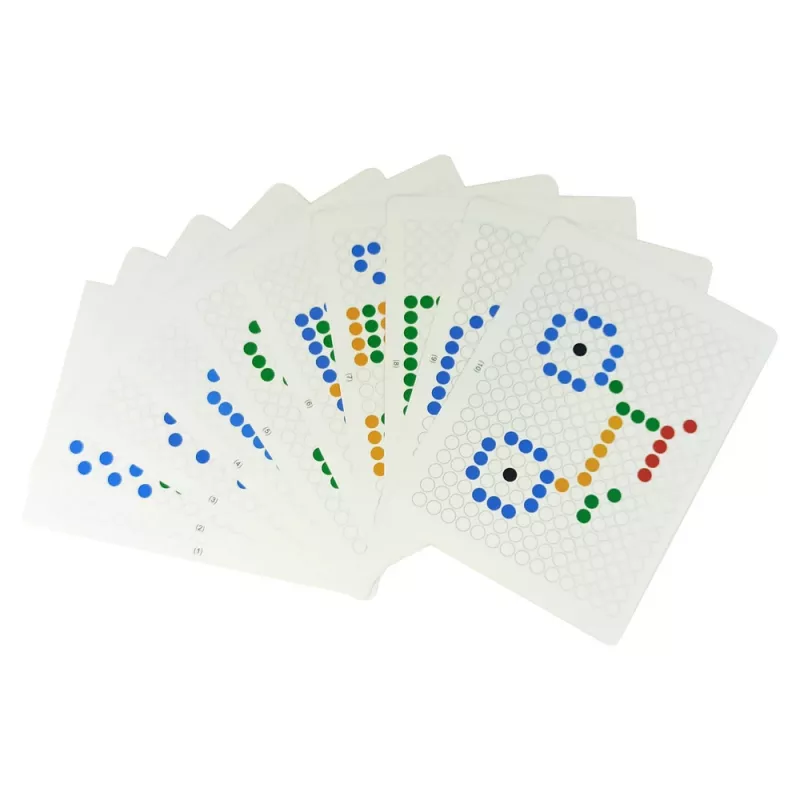 LEAN TOYS Magnetic Board 100 gele kralen