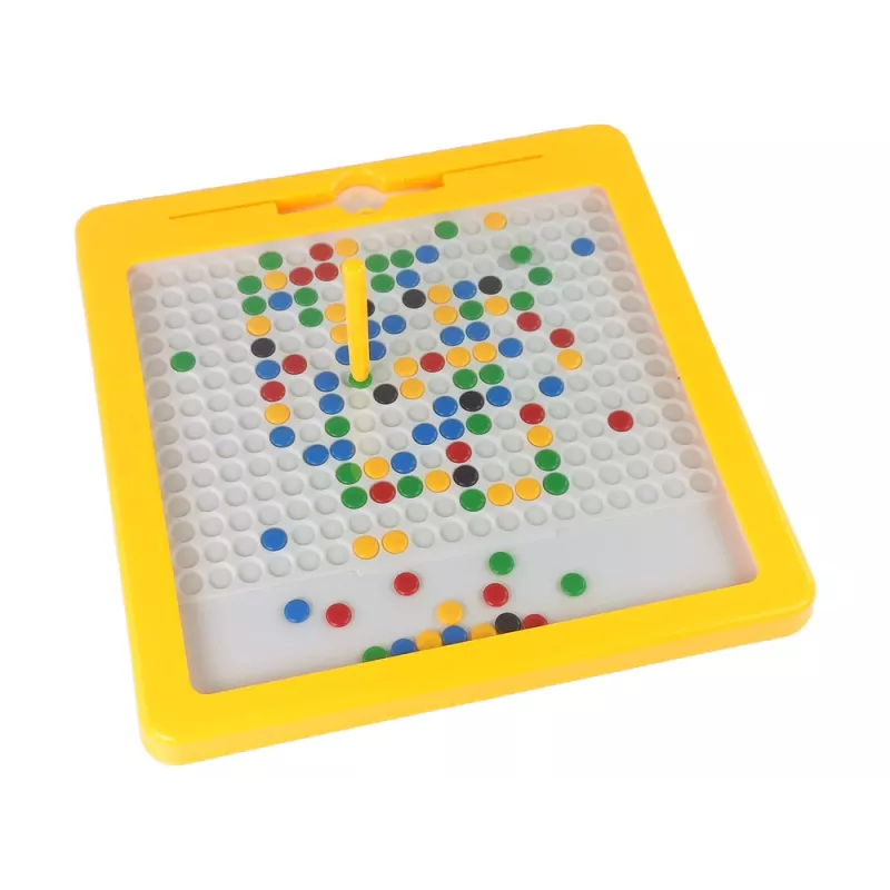 LEAN TOYS Magnetic Board 100 gele kralen