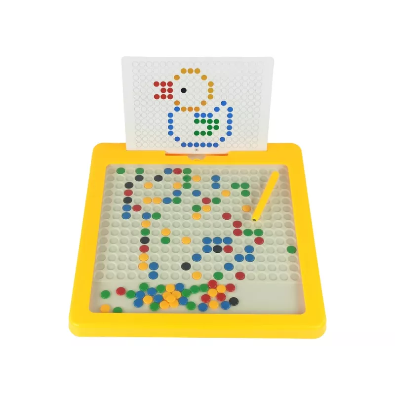 LEAN TOYS Magnetic Board 100 gele kralen