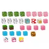 LEAN TOYS magnetische bouwstenen 50-delige set – 3D pixel eenhoorn kubussen, ABS kunststof, creatief constructiespeelgoed