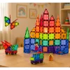 LEAN TOYS Magnetische Constructieblokken 3D Panelen Creatief STEM Kleurrijk 100 stuks