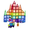 LEAN TOYS Magnetische Constructieblokken 3D Panelen Creatief STEM Kleurrijk 100 stuks