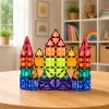 LEAN TOYS magnetische constructieblokken 3D panelen creatief STEM bont 73 stuks