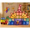 LEAN TOYS magnetische bouwstenen 3D-platen creatief STEM kleurrijk 85 stk.