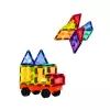 LEAN TOYS magnetische bouwstenen 3D-platen creatief STEM kleurrijk 85 stk.