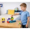 LEAN TOYS magnetische bouwstenen kubussen 3D-blokken bont 96 delen