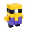 LEAN TOYS magnetische bouwstenen kubussen 3D-blokken bont 96 delen