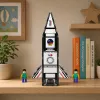 LEAN TOYS magnetische constructieblokken ruimtera ket figuren 26 stuks