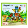 LEAN TOYS magnetische constructieblokken wilde dieren jungle ZOO 52 stuks