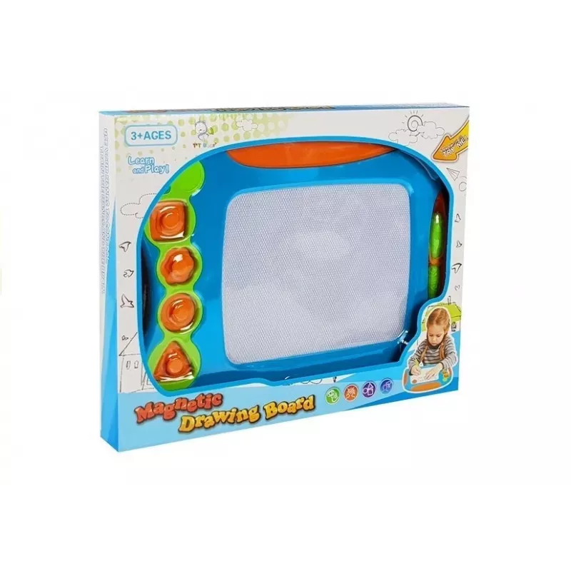 LEAN TOYS magnetisch tekenbord met geometrische stempels
