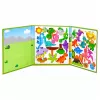 LEAN TOYS magnetisch puzzelboek dinosauriërs kleurrijke magneten 30 stuks