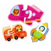 LEAN TOYS magneetpuzzel voertuigen educatief speelgoed vervoermiddelen set 30 delen