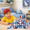 LEAN TOYS Magnetic Space Windows bouwblokken 90 delen – ABS-kunststof STEM-bouwset